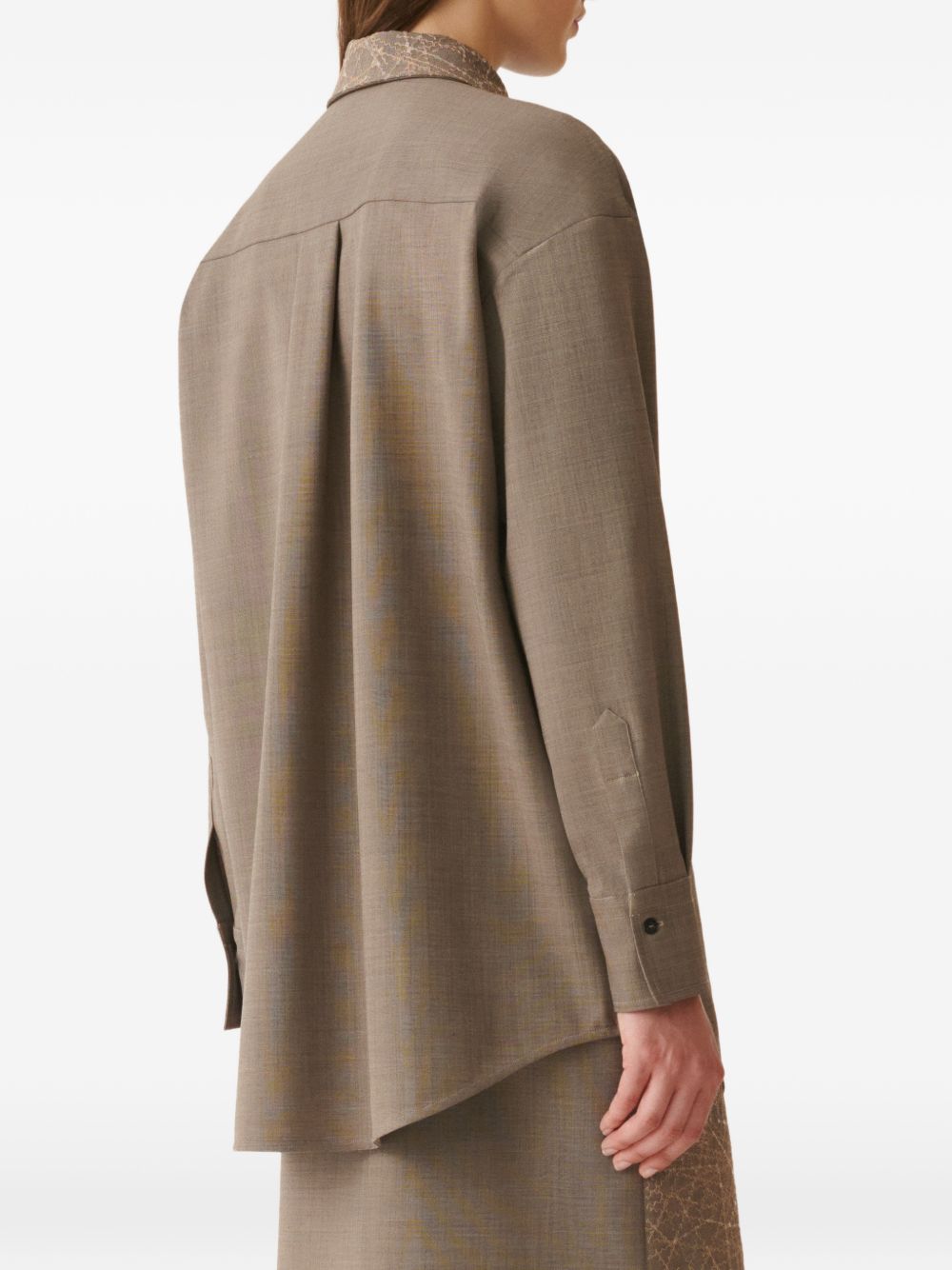 Camicia con pailettes 
