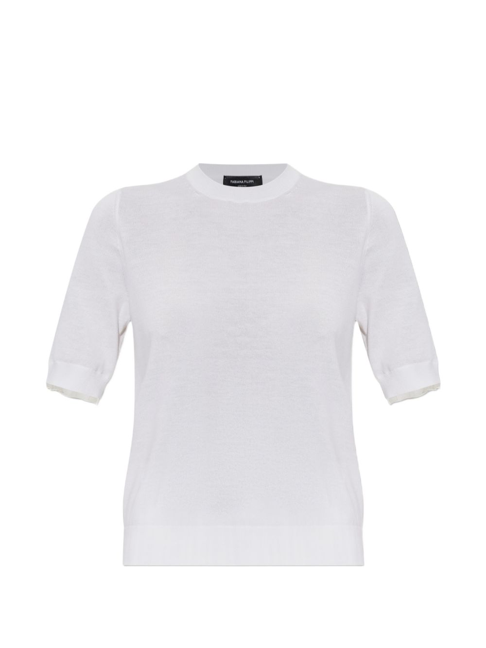 Maglia con finiture in tulle 