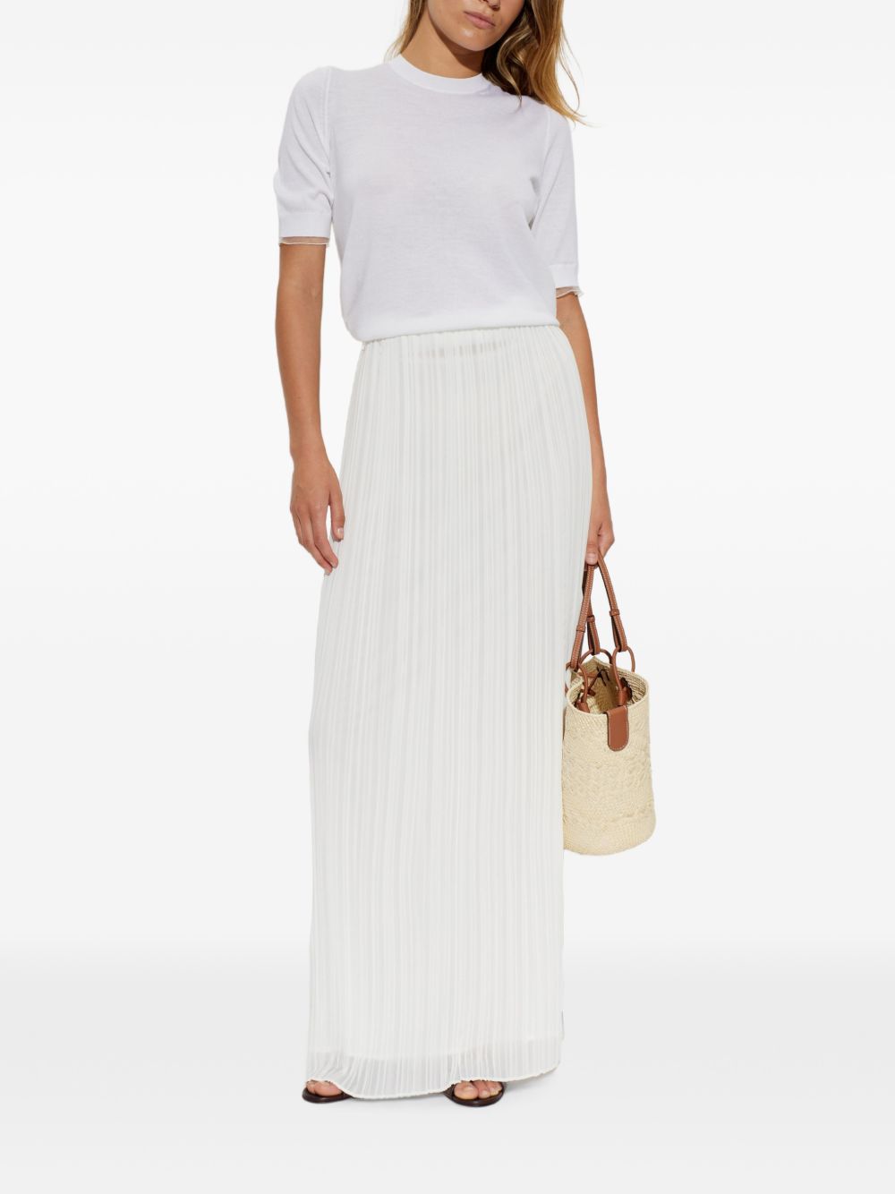 Maglia con finiture in tulle 