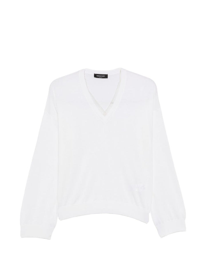 Maglione con scollo a V 