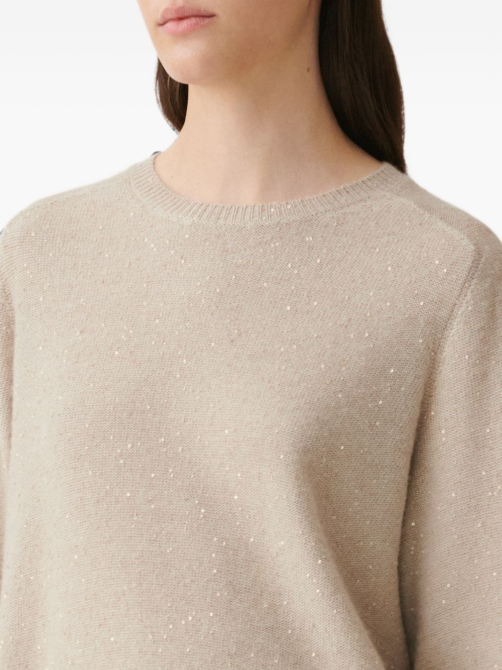 Maglione con paillettes 