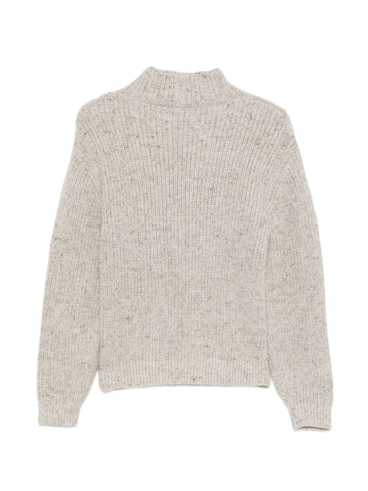 Maglione in maglia a coste 