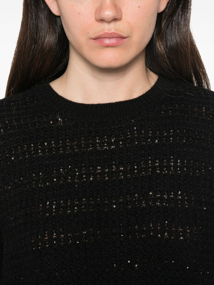Maglione con paillettes 