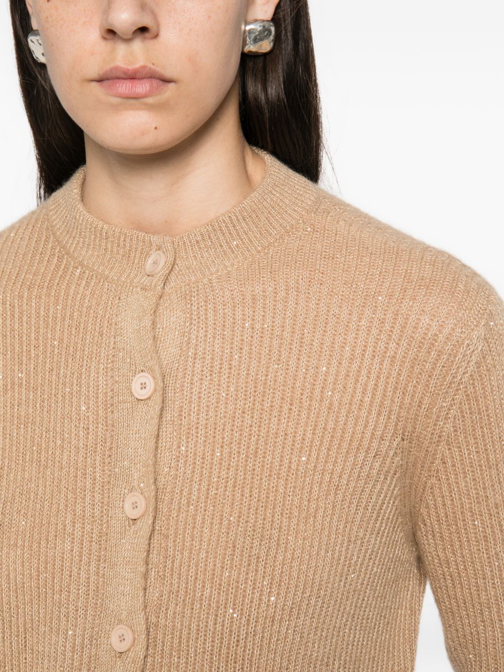 Cardigan con paillettes 