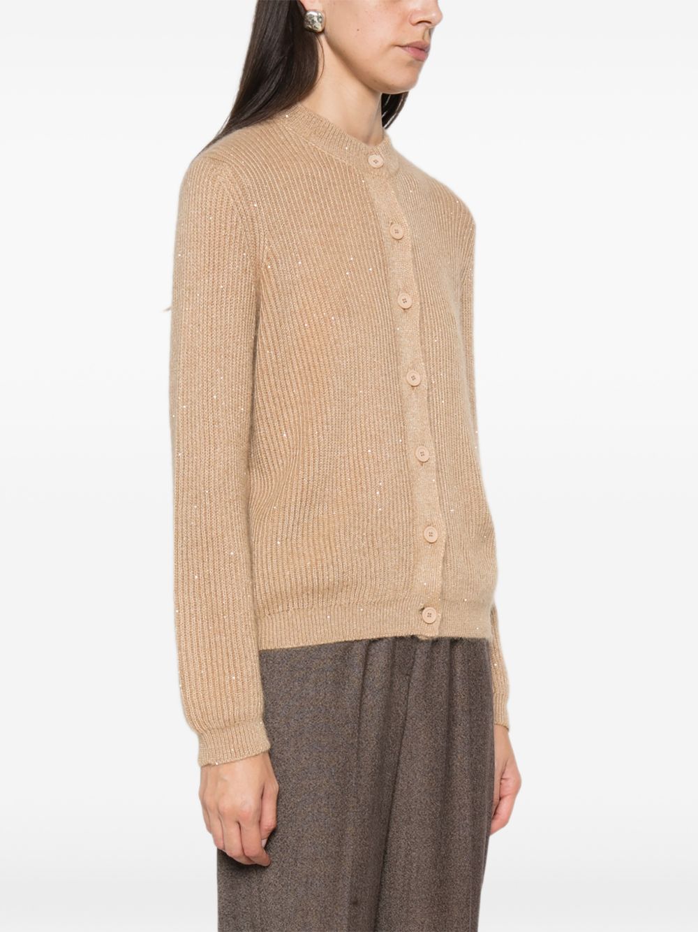 Cardigan con paillettes 