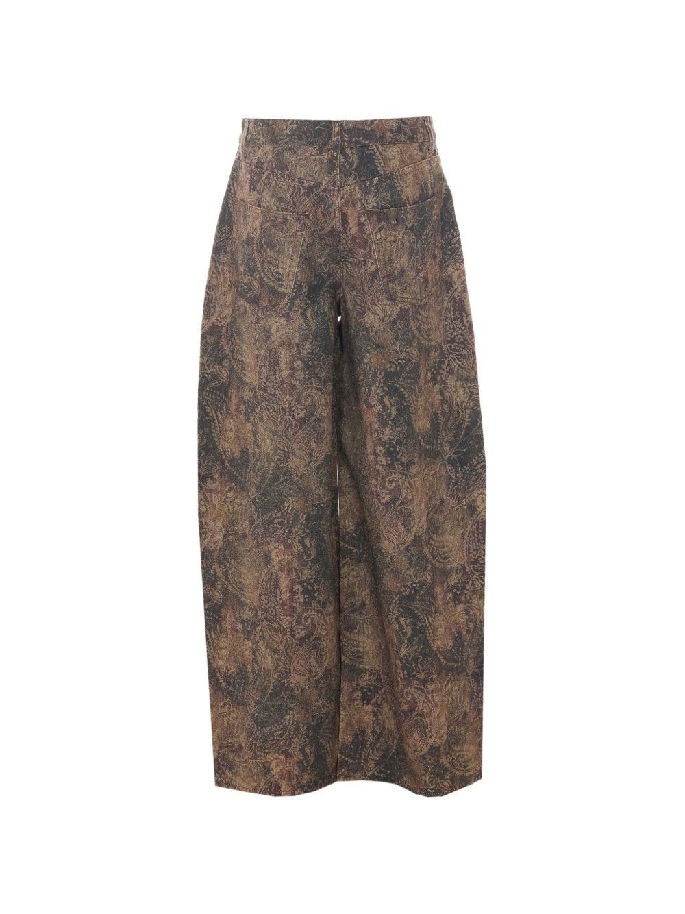 Pantaloni boyfriend con stampa glitterata di liu jo. 