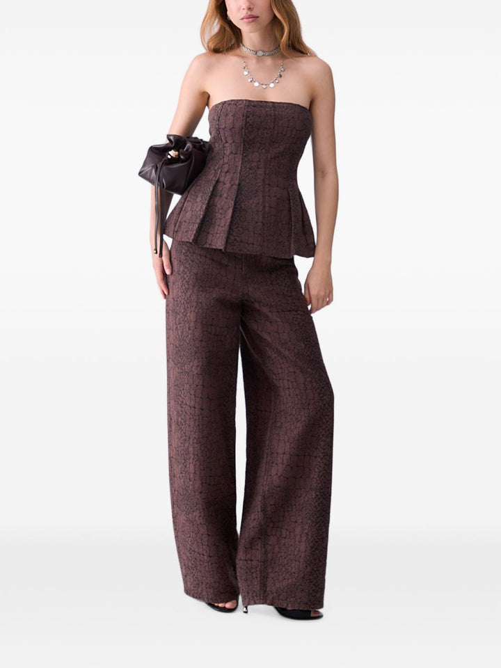 Top jacquard animalier di liu jo 