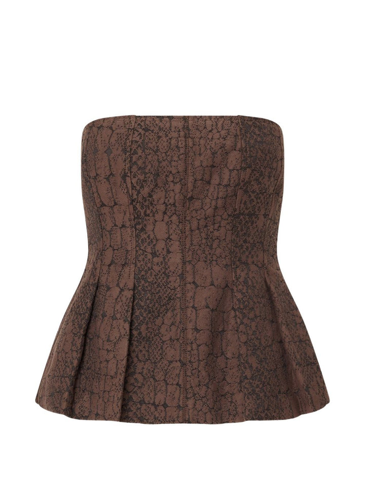 Top jacquard animalier di liu jo 
