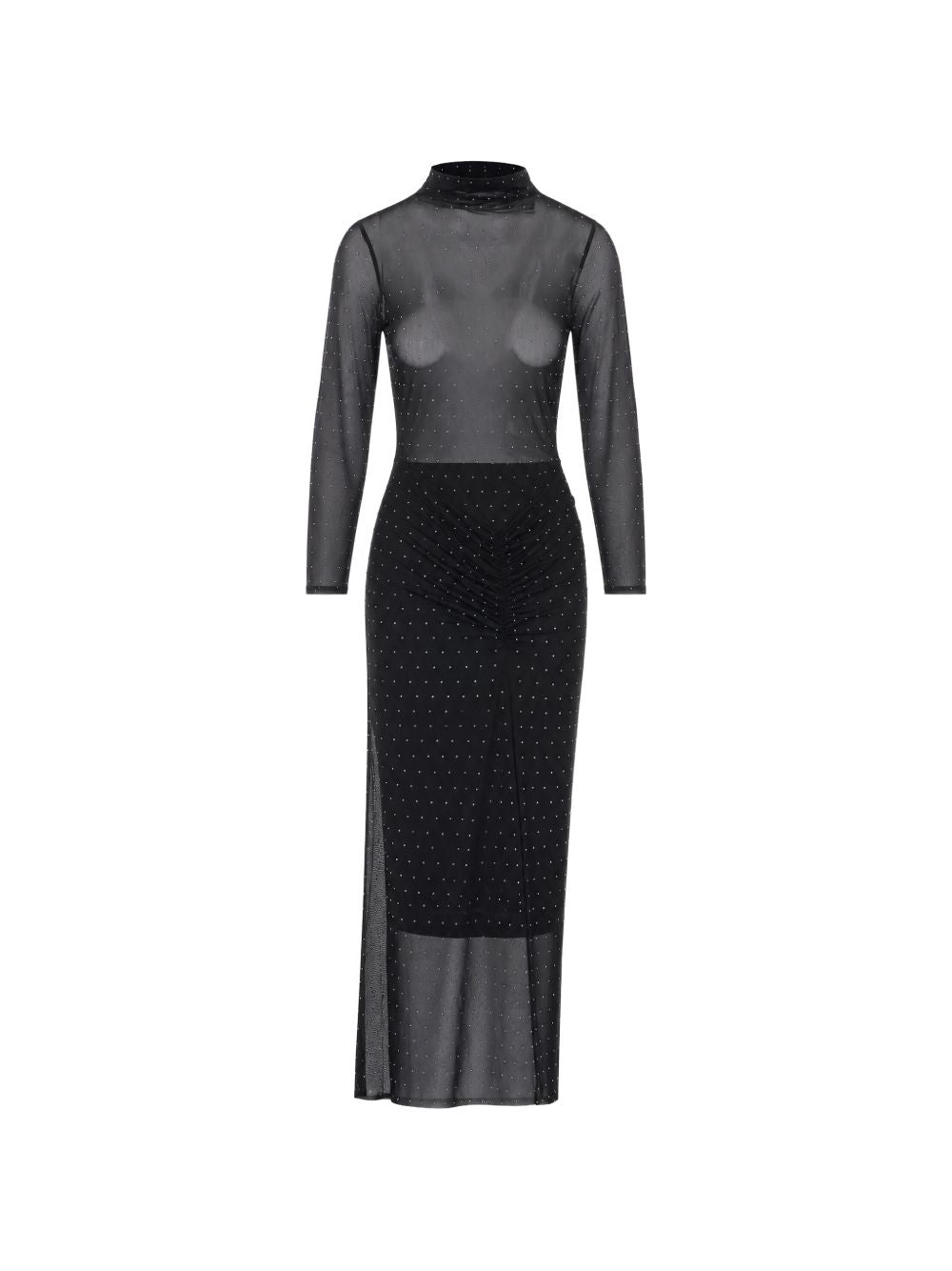 Abito lungo in tulle con strass di Liu Jo 