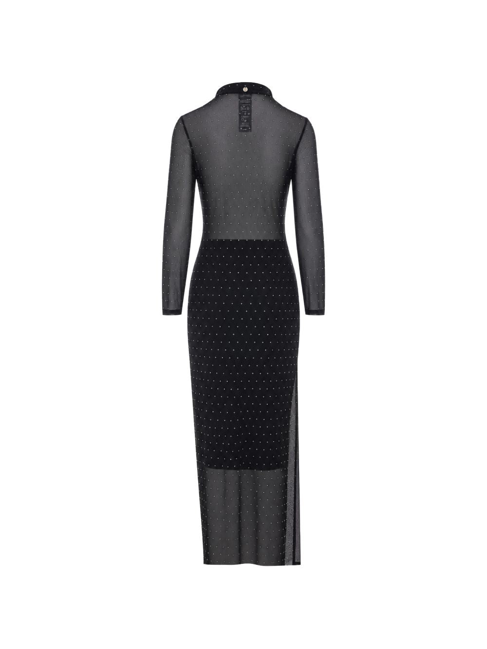 Abito lungo in tulle con strass di Liu Jo 