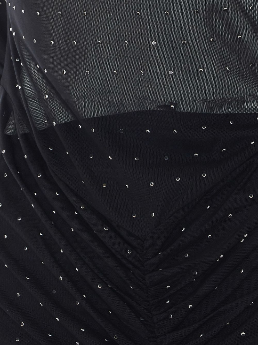 Abito lungo in tulle con strass di Liu Jo 