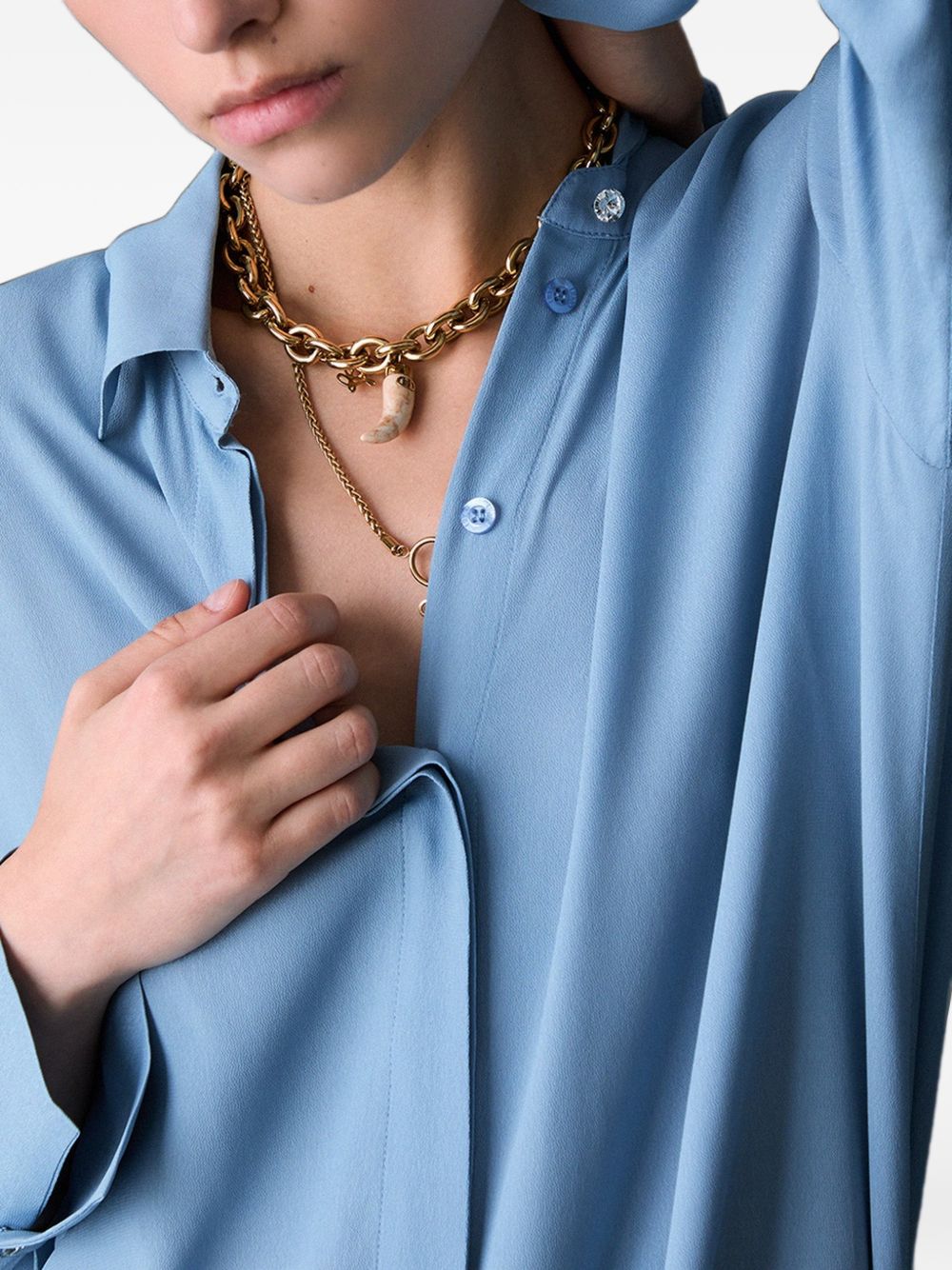<BR/>Camicia in crêpe de chine di Liu Jo 