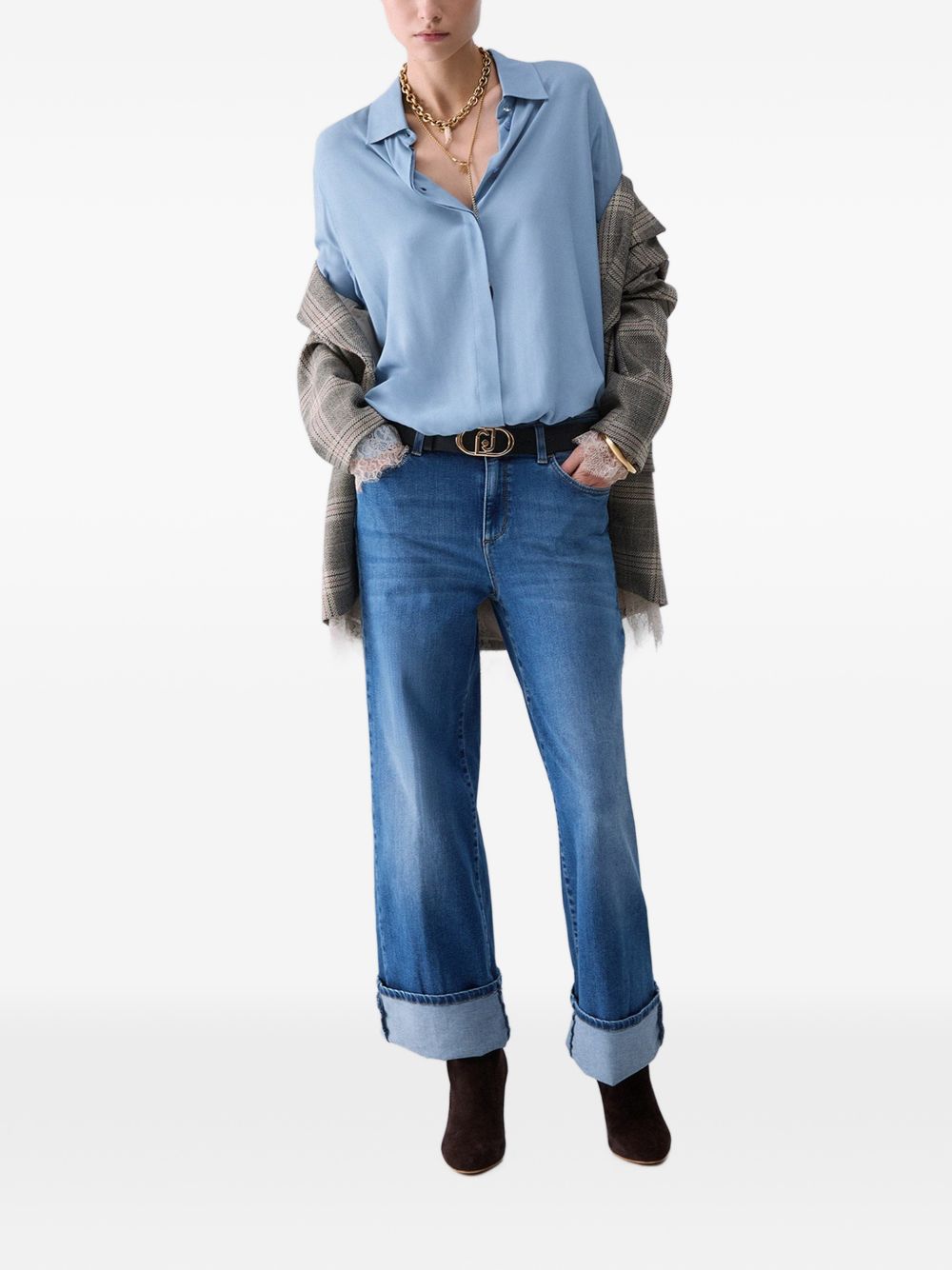 <BR/>Camicia in crêpe de chine di Liu Jo 