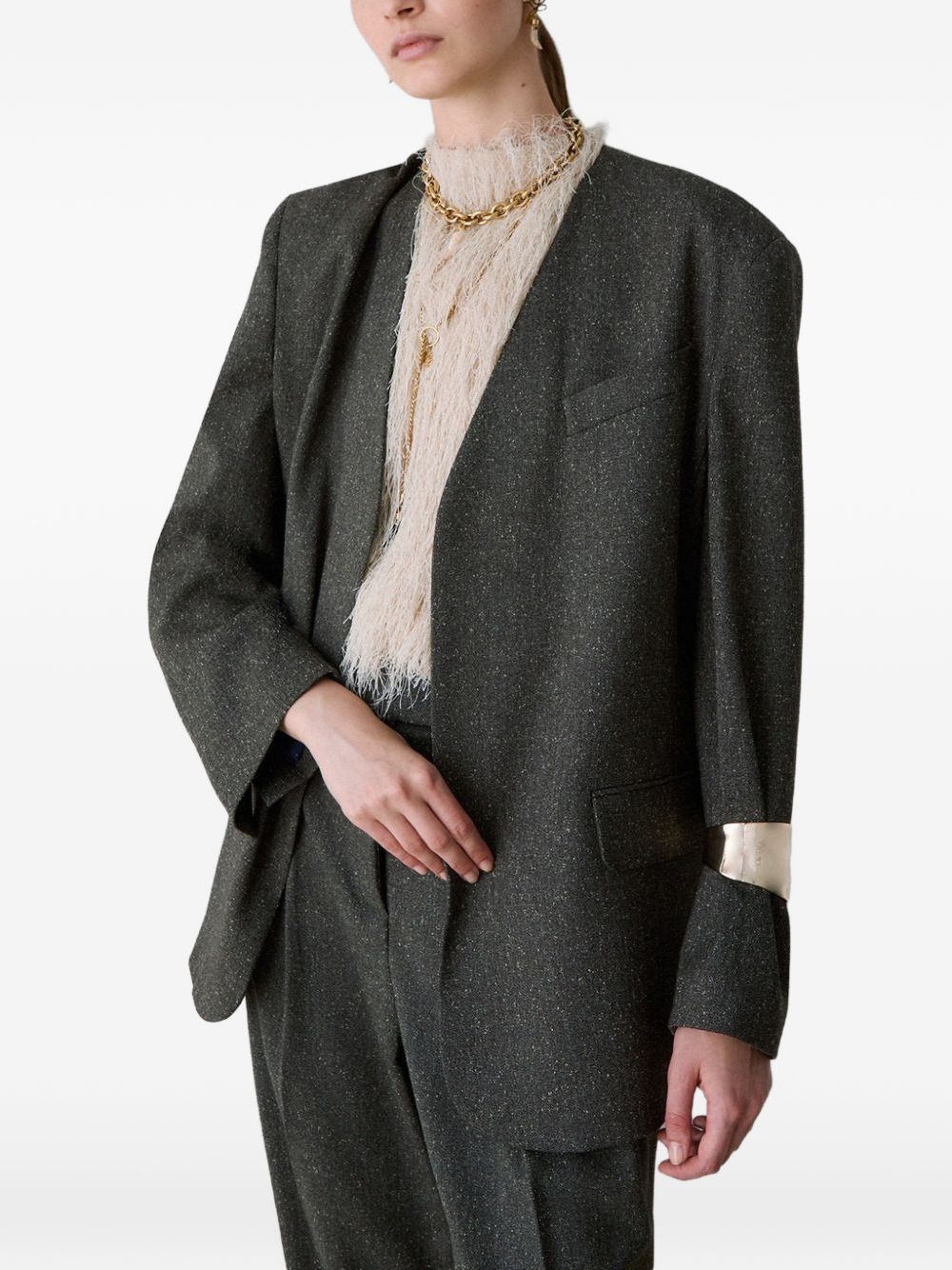 Giacca in tweed con cintura di Liu Jo 