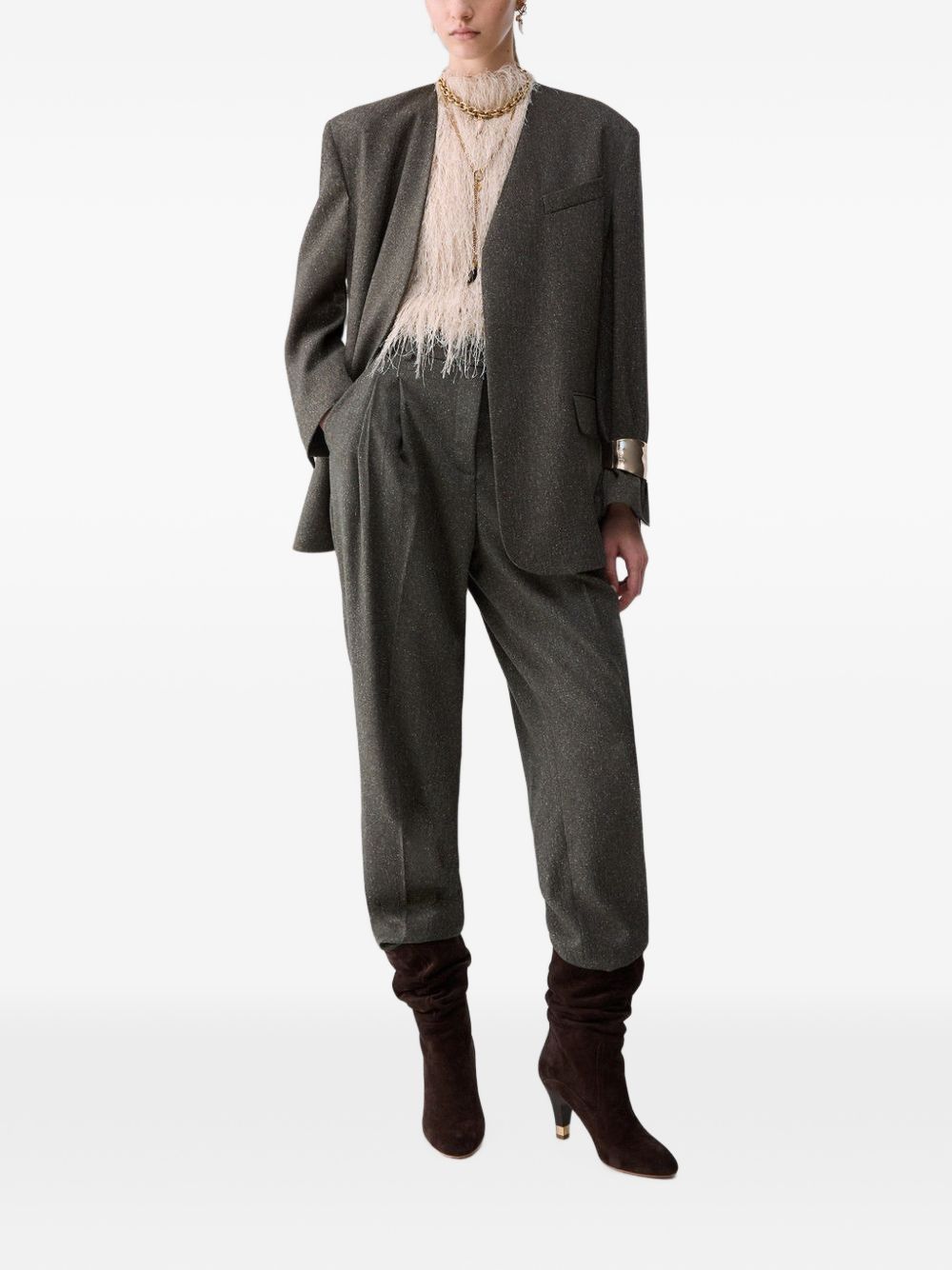 Giacca in tweed con cintura di Liu Jo 