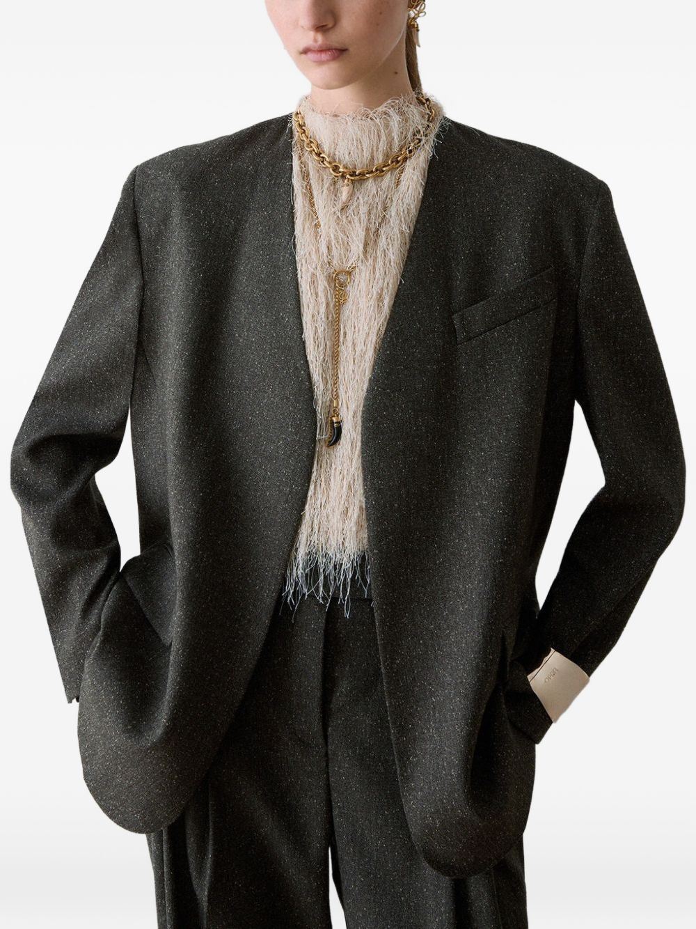 Giacca in tweed con cintura di Liu Jo 