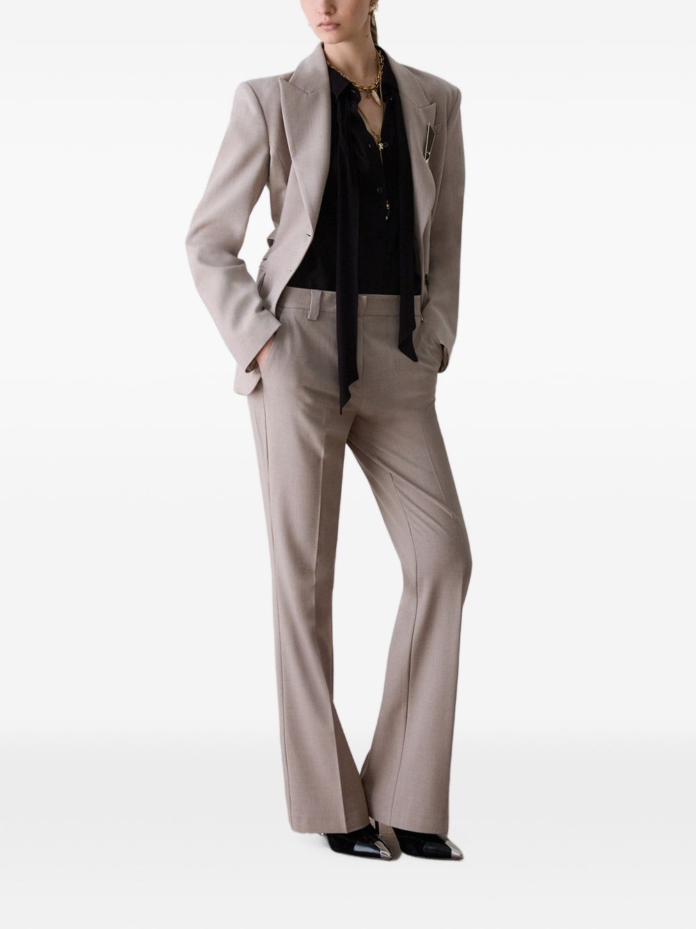 Pantaloni a zampa d&
