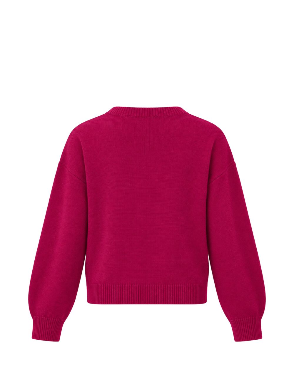 Maglione con scollo a V e logo in evidenza 