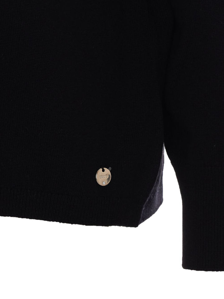 <BR/>Maglione lavorato a maglia con dettagli a spalline<BR/><BR/> 