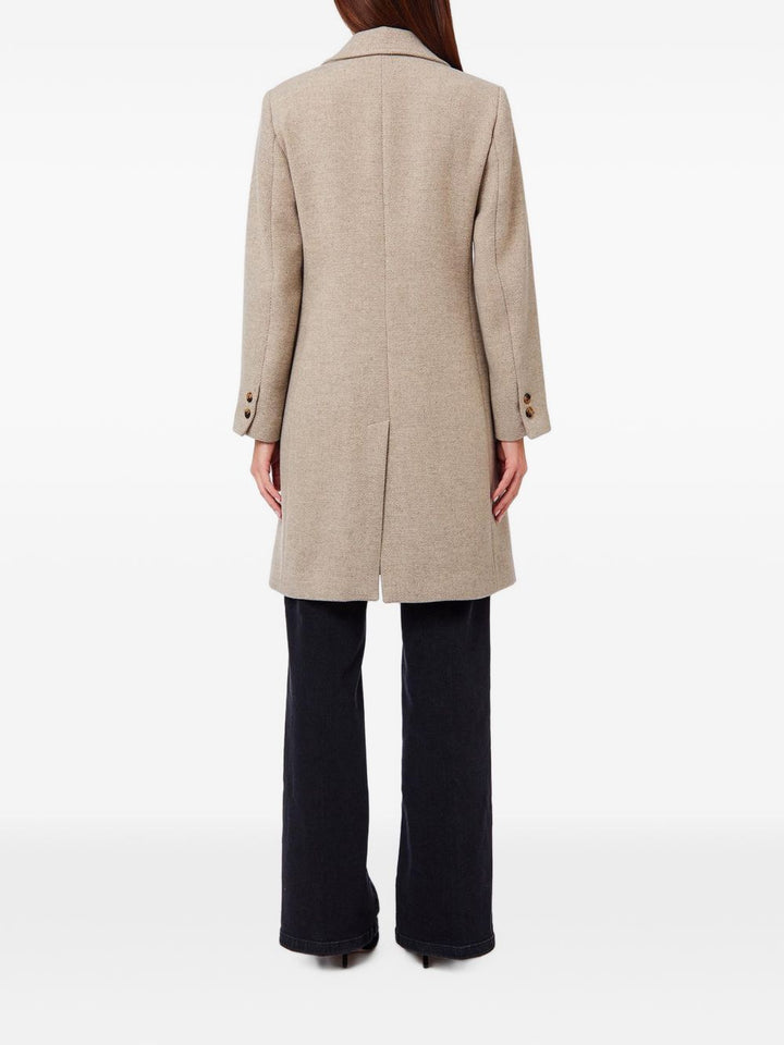 Cappotto midi in misto lana 