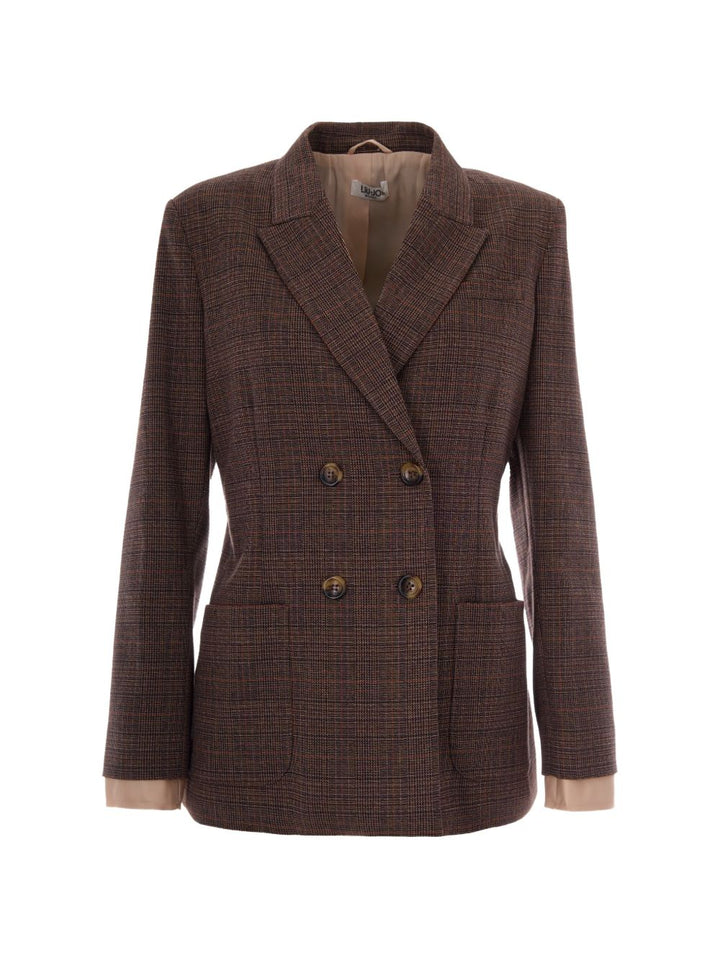 Blazer in tartan Principe di Galles 