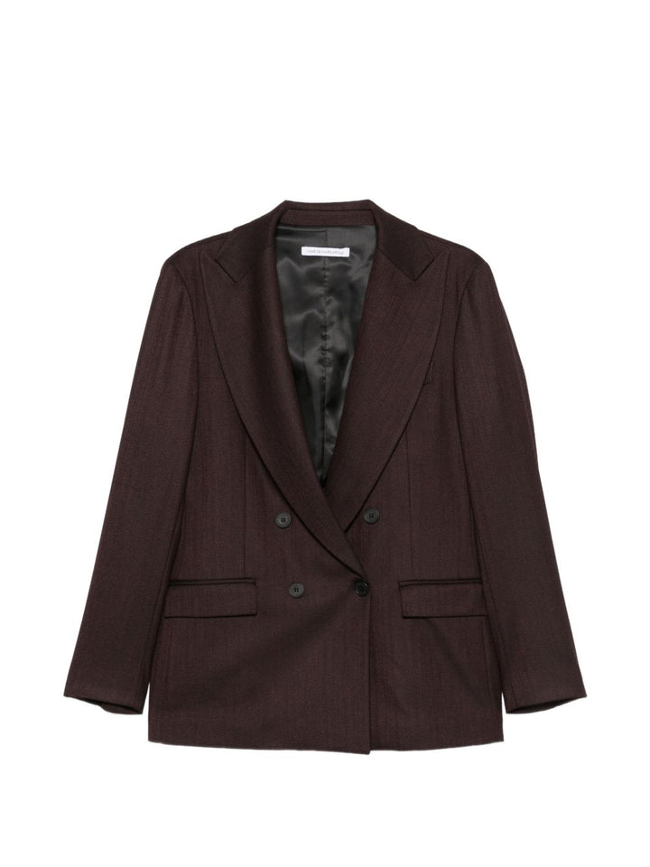 Blazer doppiopetto spigato 