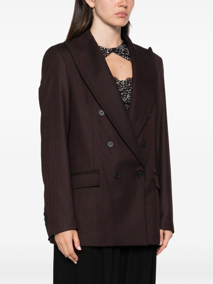 Blazer doppiopetto spigato 