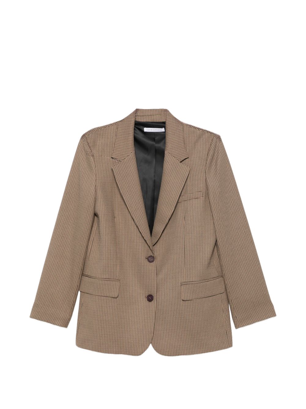 Blazer monopetto in pied de poule 
