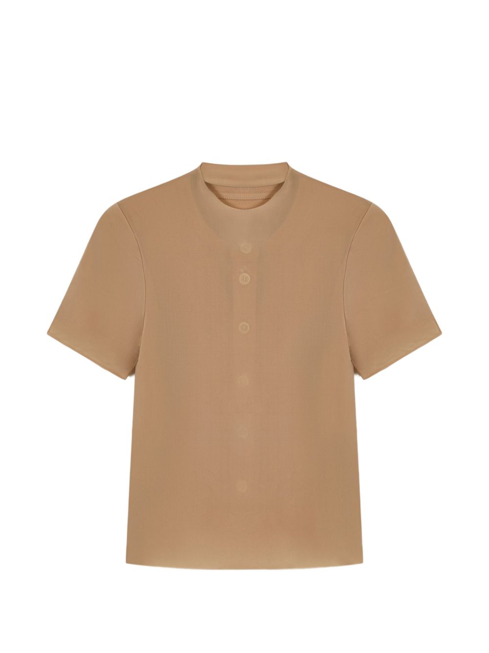 T-shirt con bottoni 