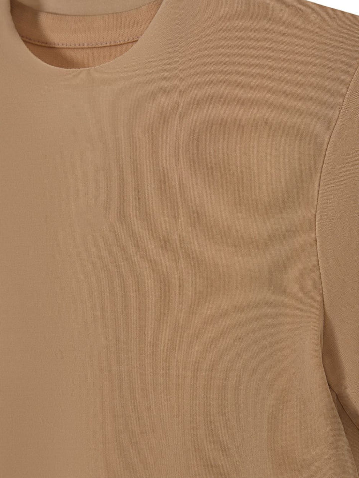 T-shirt con bottoni 