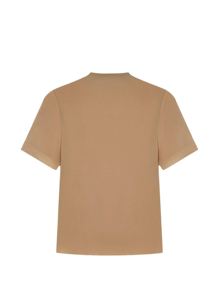 T-shirt con bottoni 