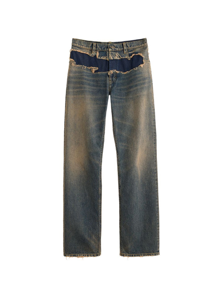 Jeans con effetto vissuto 