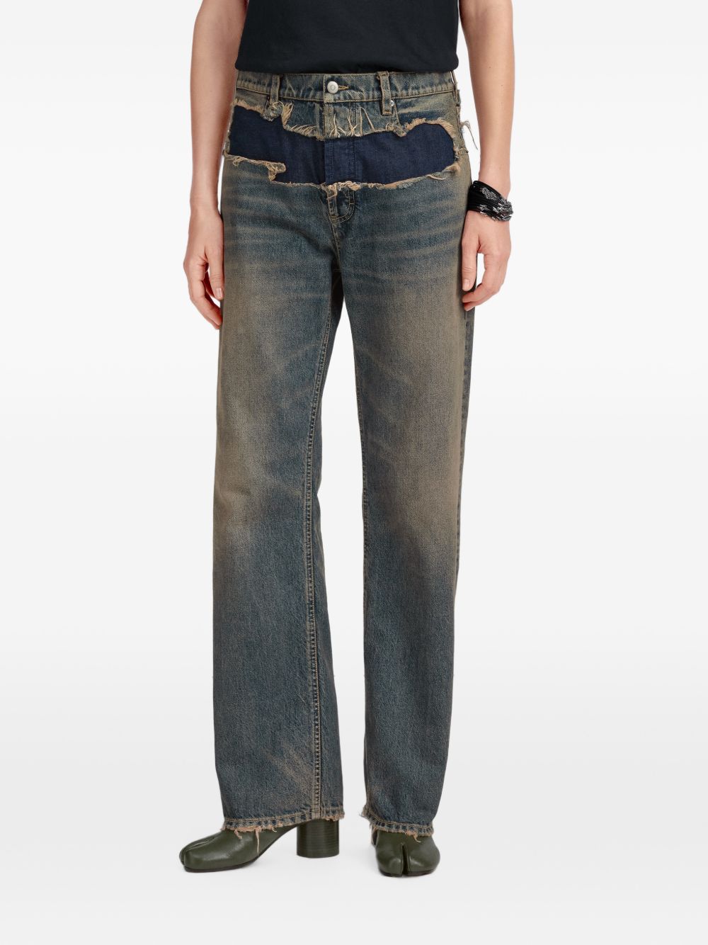 Jeans con effetto vissuto 