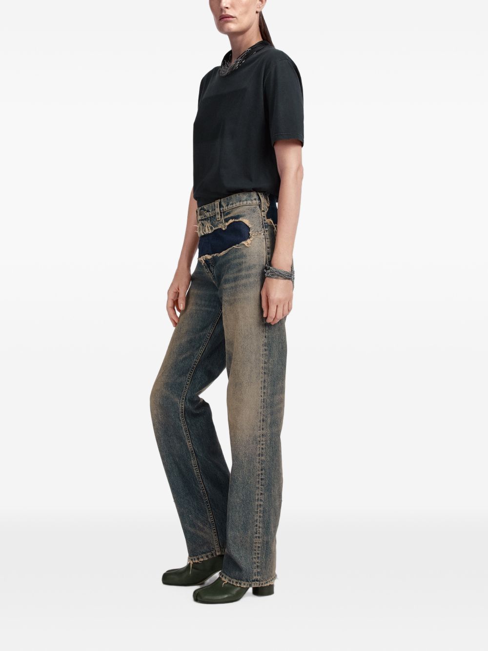 Jeans con effetto vissuto 