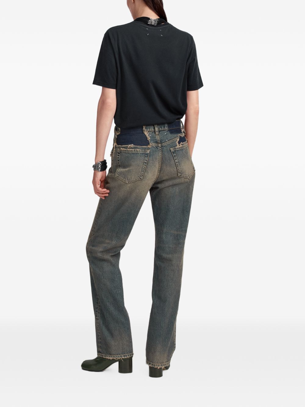 Jeans con effetto vissuto 