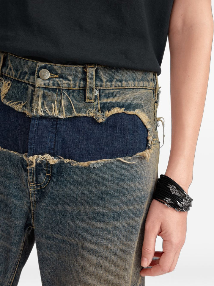 Jeans con effetto vissuto 