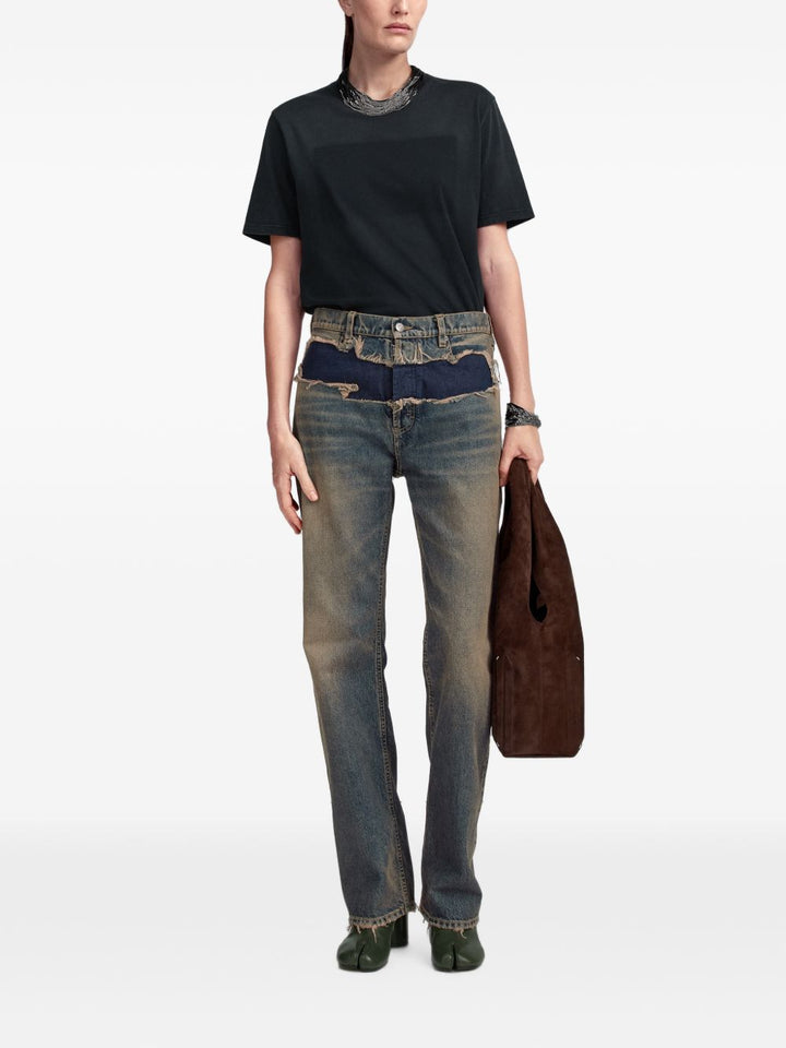 Jeans con effetto vissuto 