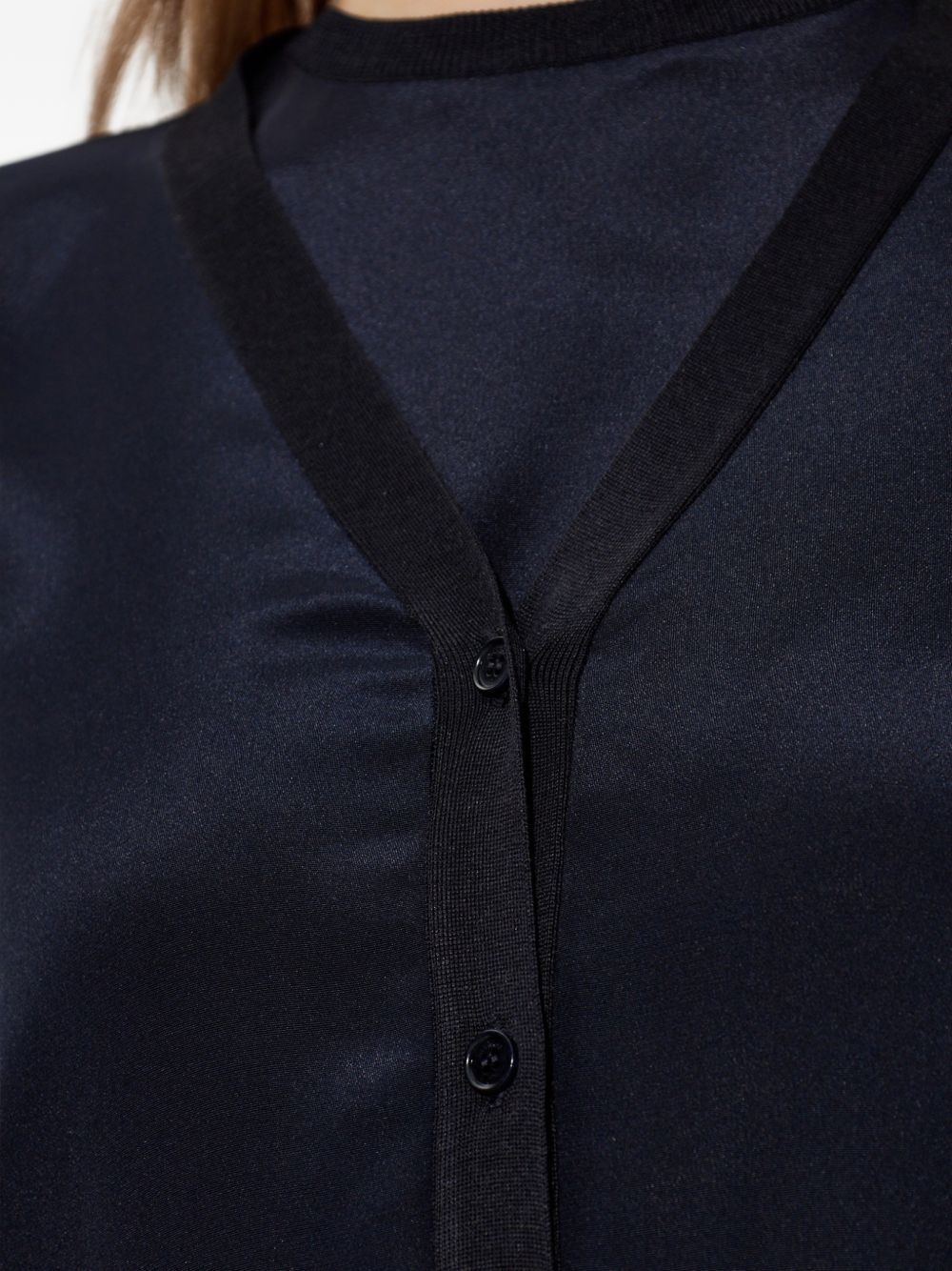 Cardigan bimateriale MXMNINFEE 