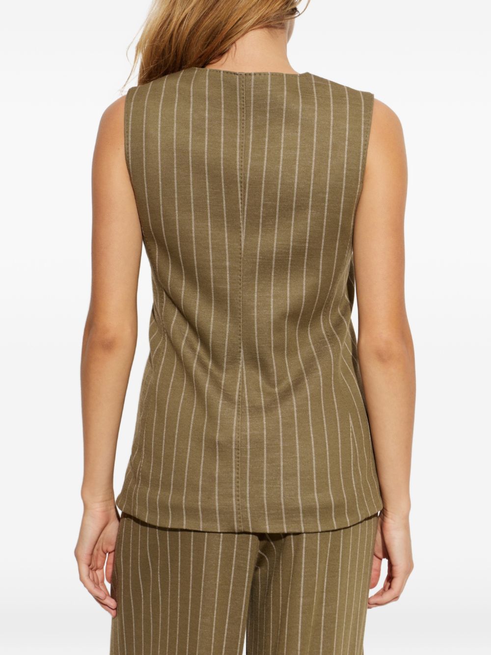 Gilet gessato MXMRICCIO 