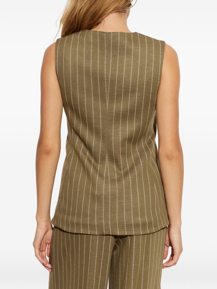 Gilet gessato MXMRICCIO 