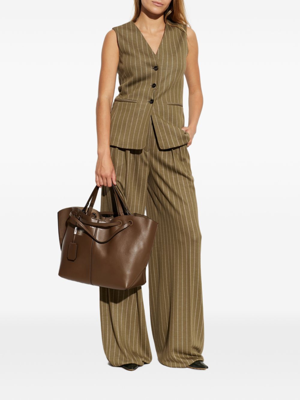 Gilet gessato MXMRICCIO 