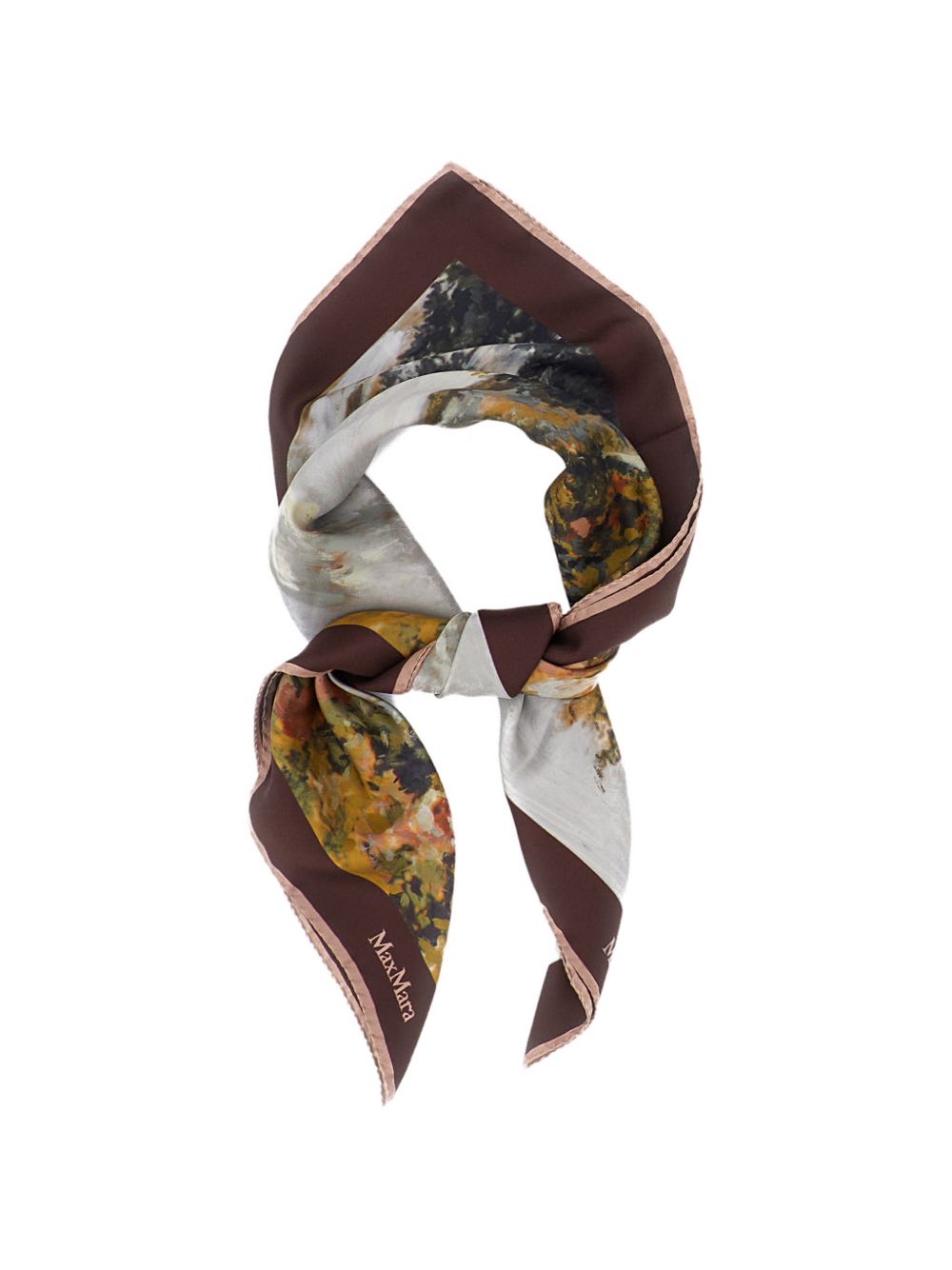 Foulard con stampa 