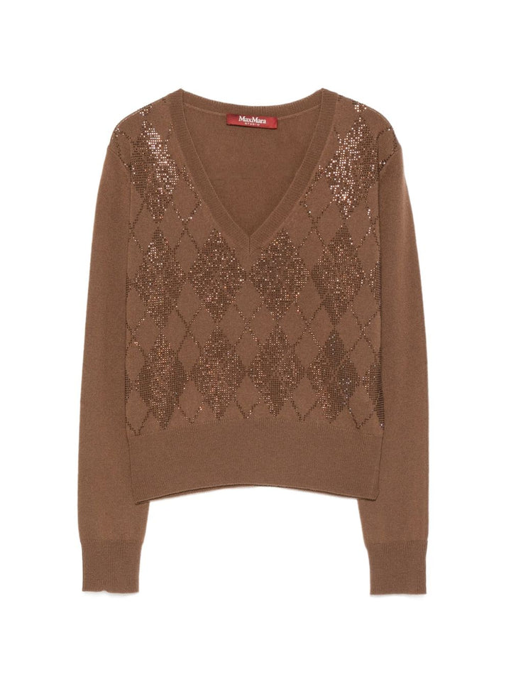 Maglia con scollo a V MSTULITI 