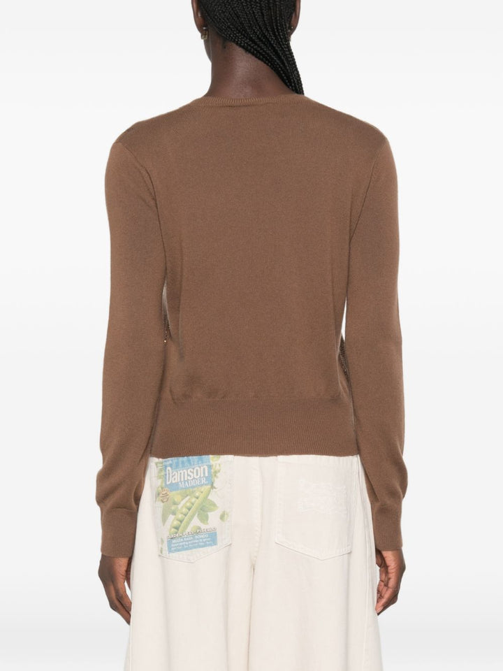 Maglia con scollo a V MSTULITI 