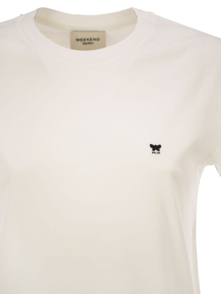 T-shirt con logo ricamato WKDVENACO 