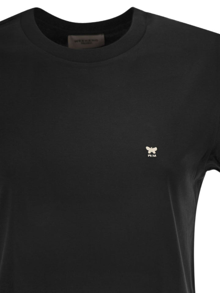 T-shirt con logo ricamato WKDVENACO 