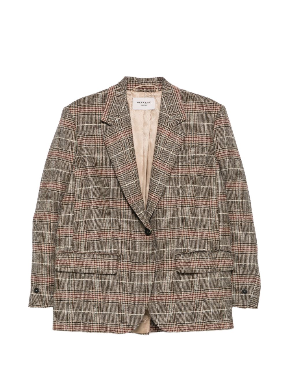Blazer monopetto a quadri WKDFEBO 