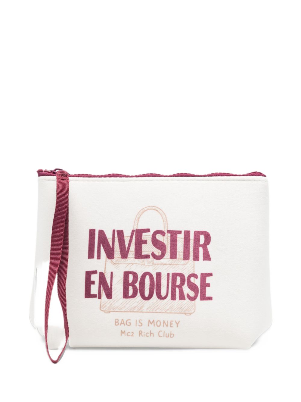 Pochette Aline con stampa 