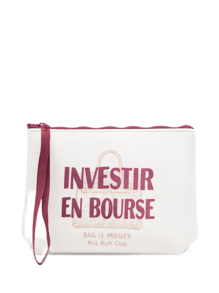 Pochette Aline con stampa 