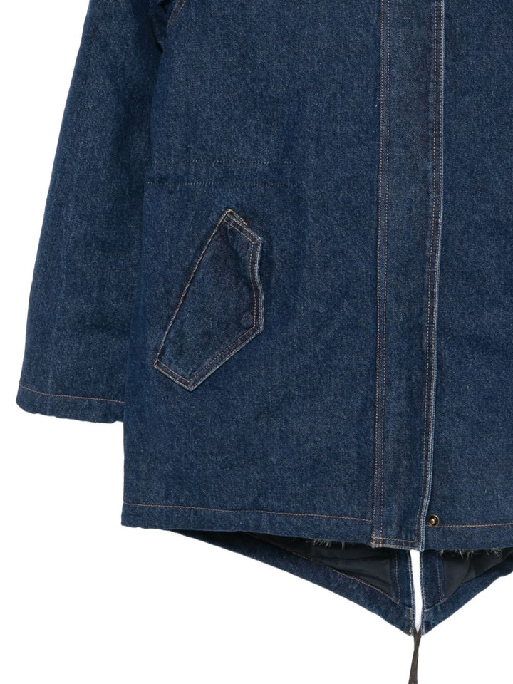 Parka in denim 